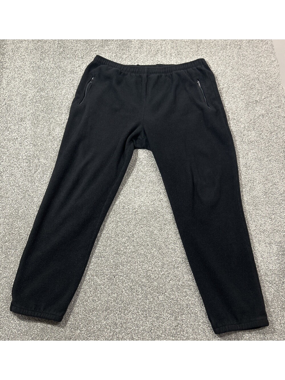L.L. Bean Vintage 90s Fleece Sweatpants Men’s XL Black USA Casual Lounge Y2k